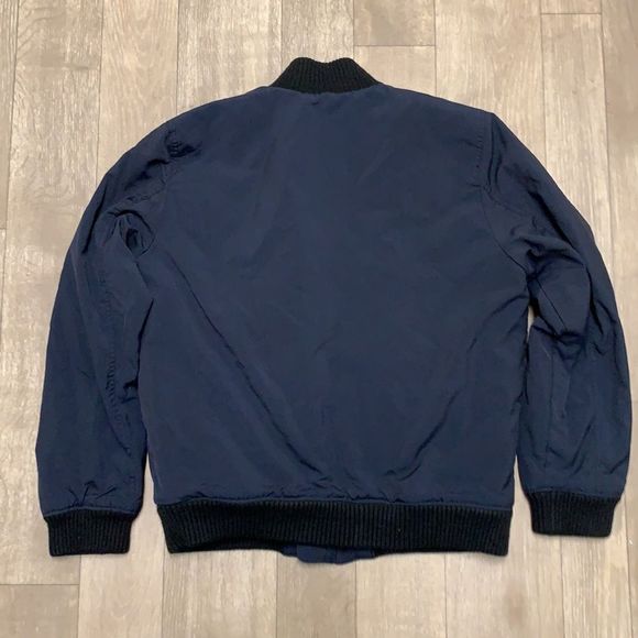 Abercrombie & Fitch Navy Blue Bomber Jacket - Picture 2 of 6